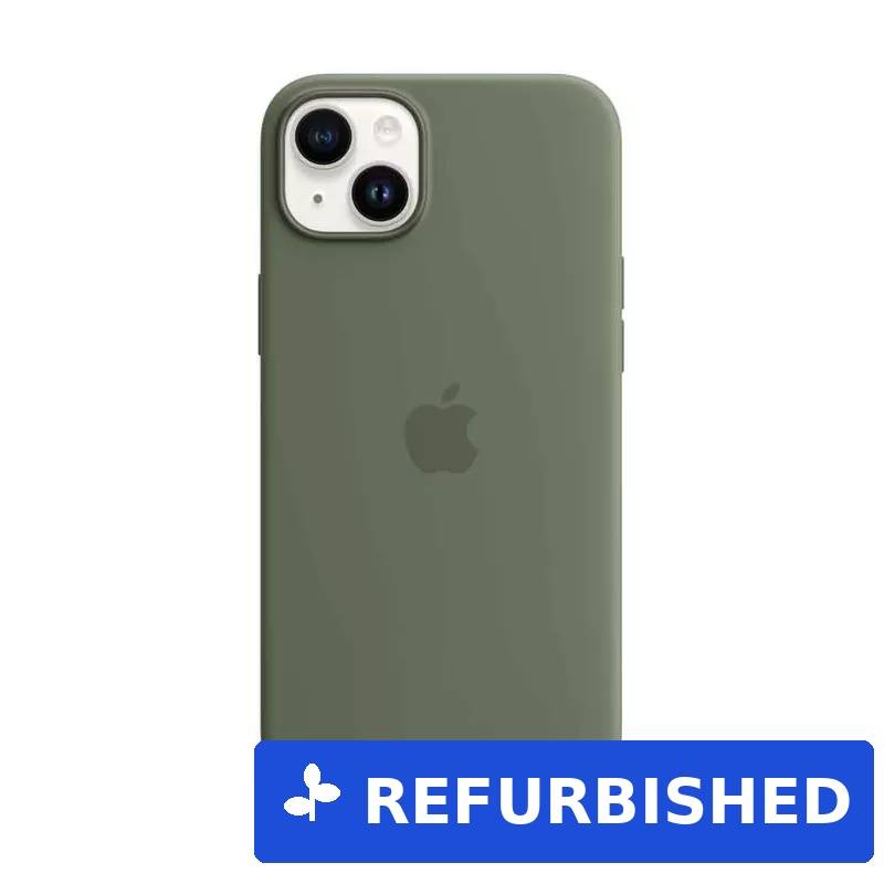 APPLE iPhone 14 Plus Silicone Case with MagSafe - Olive (MQUD3ZM/A) (geöffnet)