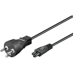 Microconnect PE120805 Stromkabel Schwarz 0,5 m Netzstecker Typ K C5-Koppler (PE120805)