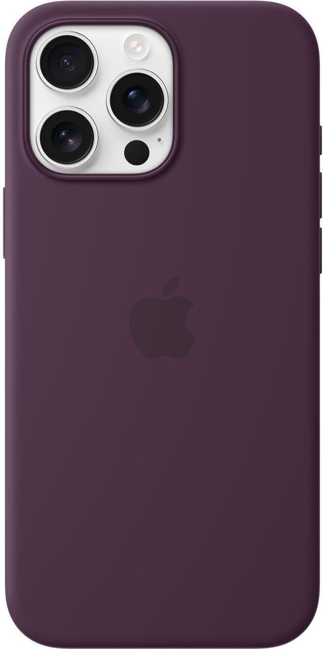 APPLE IPHONE16 PRO MAX SILICONE CASE WITH MAGSAFE - PLUM (MYYW3ZM/A)