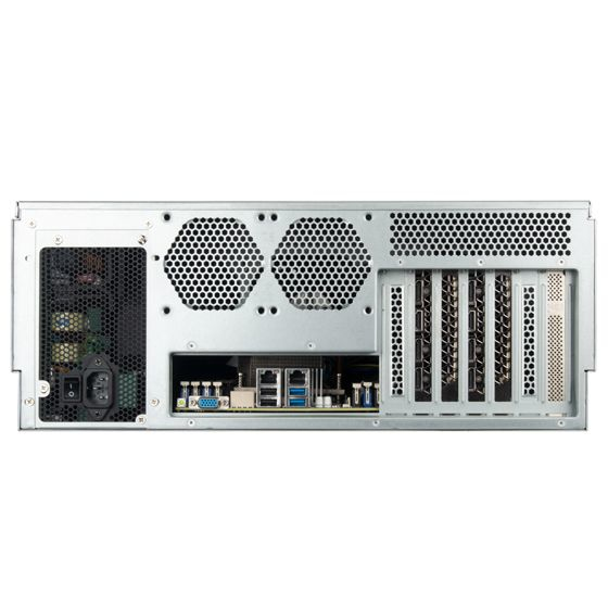 SilverStone RM43-320-RS 4U Systemschrank 20 Wechselschächte SATA/SAS Hot-Swap Schwarz