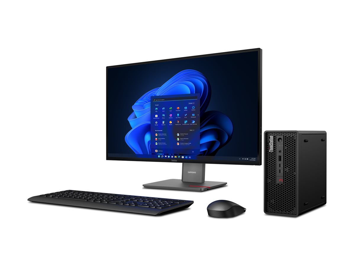 Lenovo ThinkStation P3 Ultra Gen 2 30J5 Intel Core Ultra 9 285 64 GB RAM 1 TB SSD RTX 4000 SFF Ada Schwarz