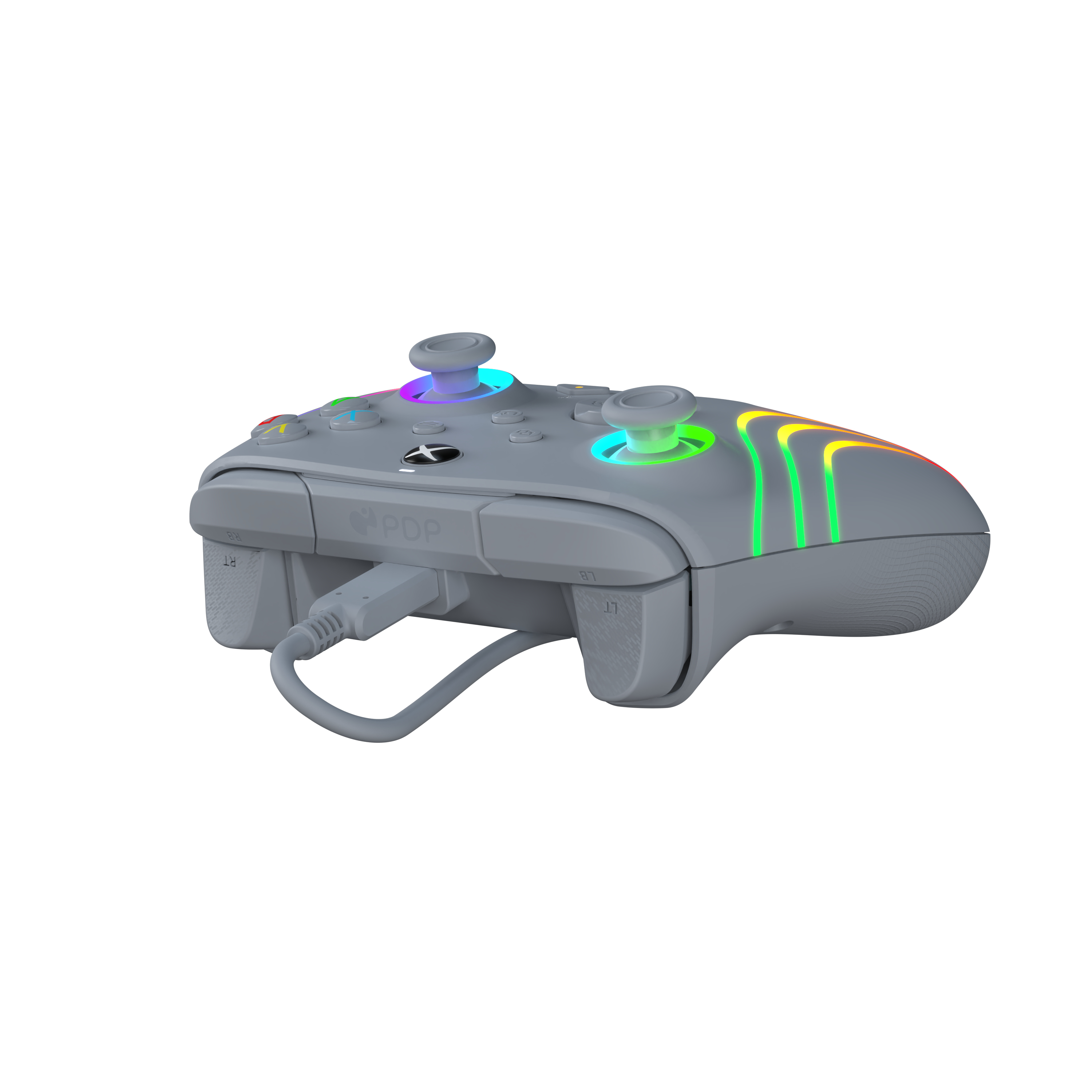 PDP Afterglow Wave Gamepad kabelgebunden USB-C Grau