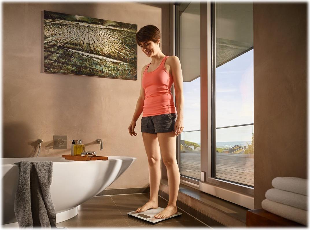 Soehnle Shape Sense Connect 100 Personenwaage Silber