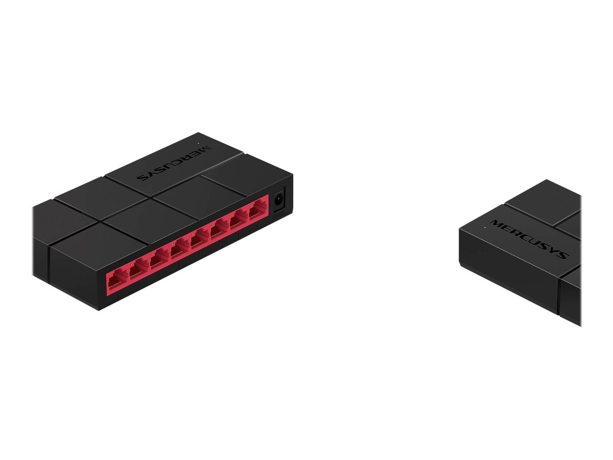 Mercusys MS108G 8-Port Gigabit Unmanaged Desktop Switch Schwarz