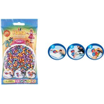 Hama Bügelperlen midi "Streifenperlen-Mix 233,70cm (92"), im Beutel Durchmesser Bügelperle midi: 5,0 mm, 2-farbig gestreift, - 1 Stück (00207-92)