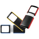 WEDO Outdoor-Rechtecklupe mit LED-Beleuchtung, rot LED-Licht wird durch das Hochziehen des Gehäuse-Oberteil - 1 Stück (271 741502)