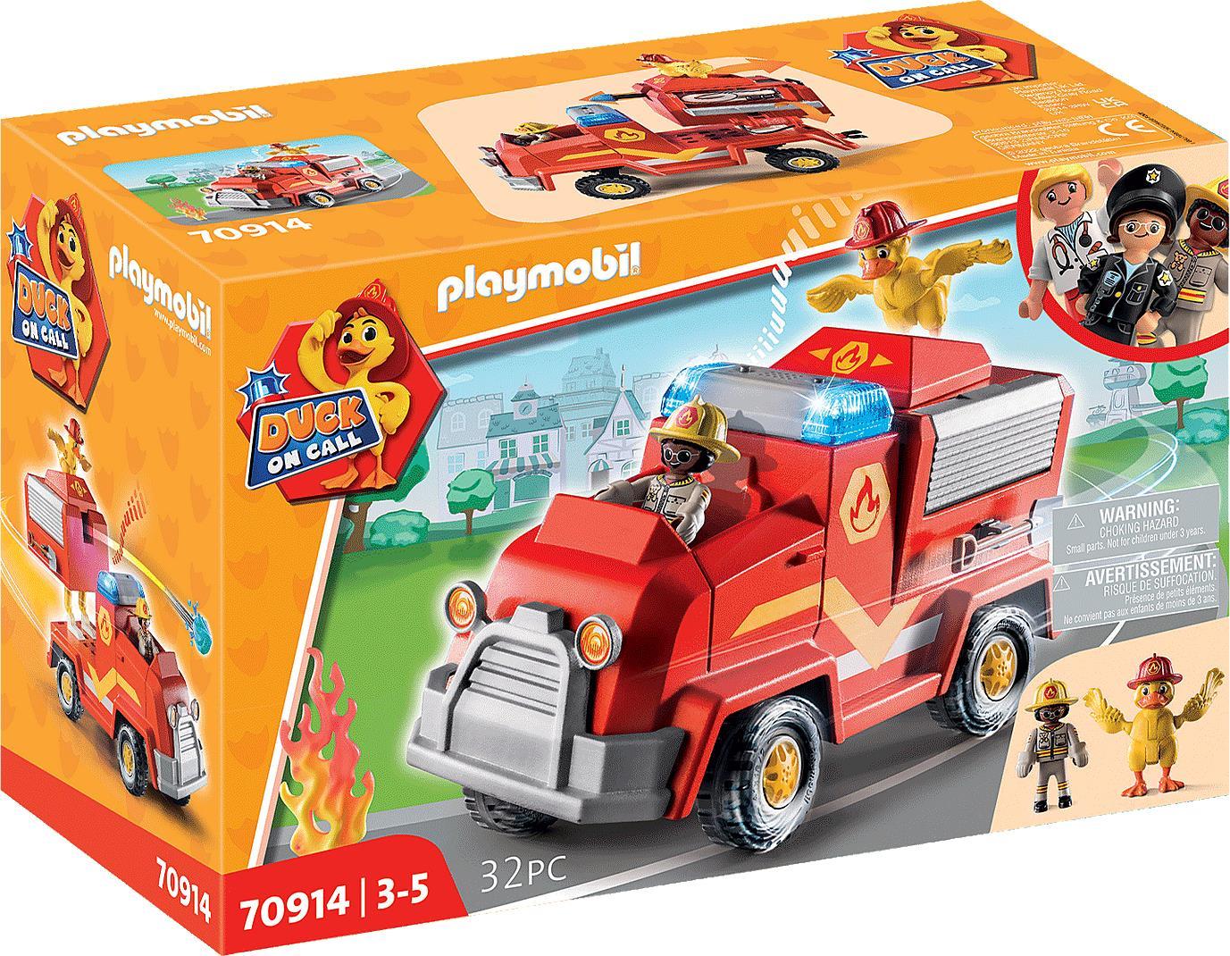 Playmobil Duck On Call Feuerwehr Einsatzfahrzeug (70914)