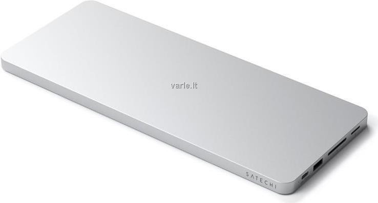 Satechi ST-UCISDS laptop-dockingstation & portreplikator Kabelgebunden USB 3.2 Gen 2 (3.1 Gen 2) Type-C Silber (ST-UCISD