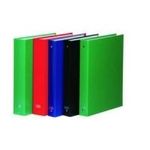 ELBA Ringbuch balacron, DIN A4, 4-Ring-Reißmechanik sortiert in den Farben: blau, grün, hellblau, rot, schwarz, - 14 Stück (M463031 SP)