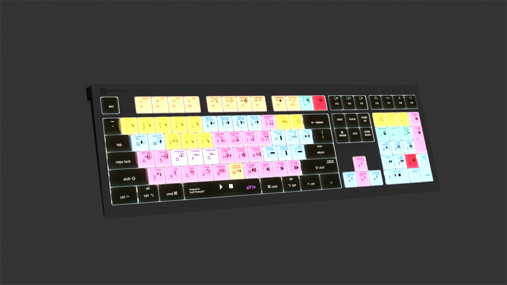 Logickeyboard ASTRA 2 Tastatur USB QWERTZ Englisch Schwarz (LKB-PT-A2M-DE)