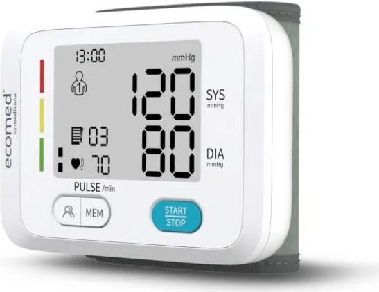 Image of Handgelenk-Blutdruckmessgerät Ecomed by Medisana BW-83E (23717)
