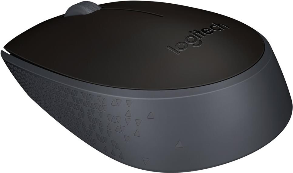 Logitech M171 Maus optisch RF Wireless Schwarz, Grau
