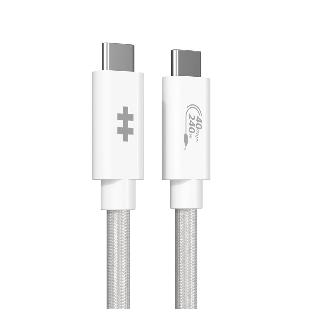 HYPER HyperDrive Next USB4 Performance Kabel USB-C 1,2 m 40 Gbit/s 240 W Weiß