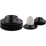 APS Eierbecher, aus Melamin, schwarz, 4er Set Durchmesser: 85 mm, Höhe: 20 mm, spülmaschinengeeignet - 1 Stück (83849)
