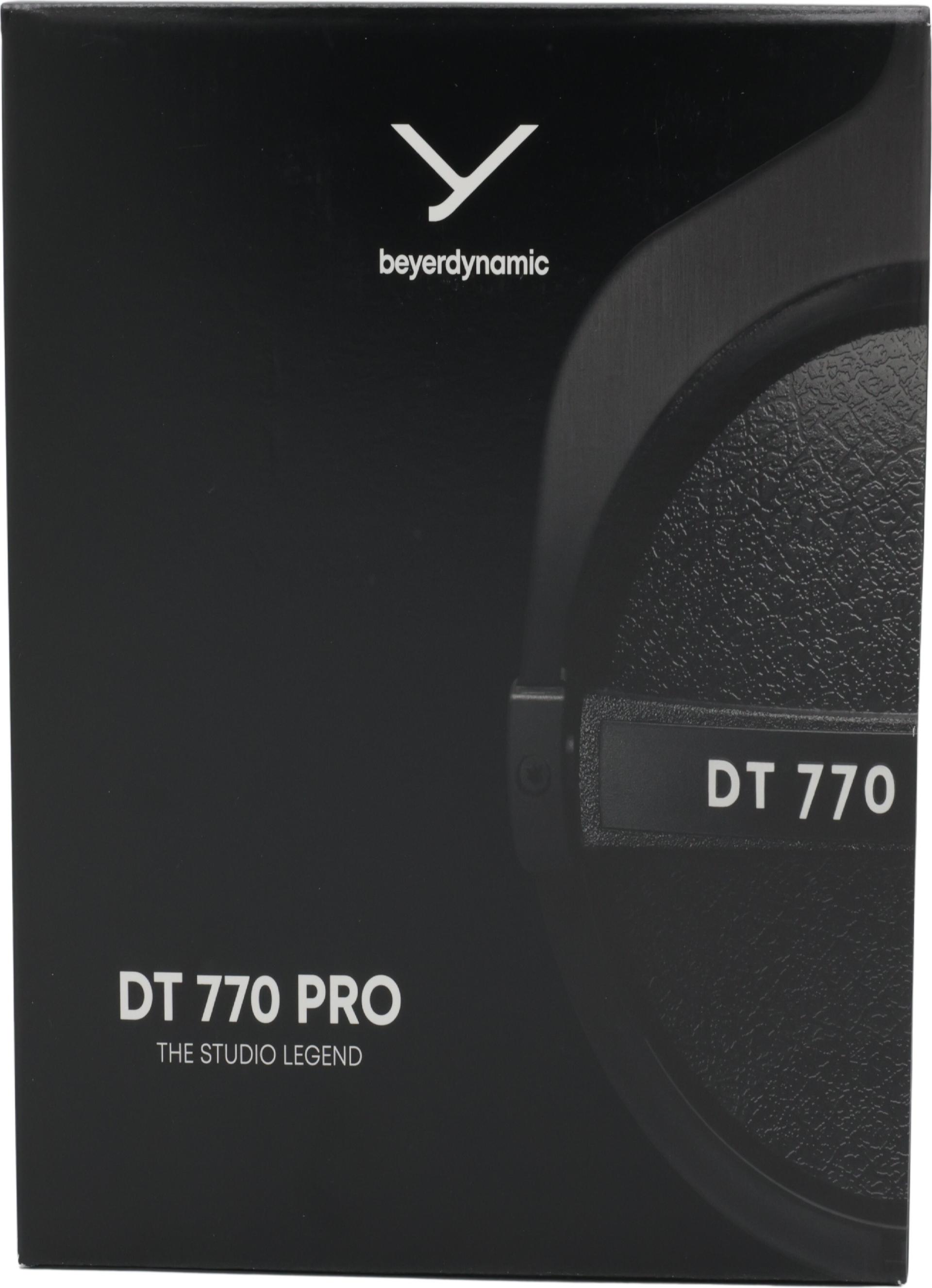 Beyerdynamic DT 770 PRO 80 Ohm Studiokopfhörer Over-Ear Geschlossen Schwarz