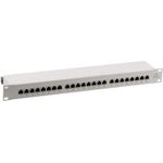 Patchpanel STP 24xRJ45 Cat.6A, 19- 1HE, RAL7035 grau Hersteller: EFB-Elektronik (37666.1M)