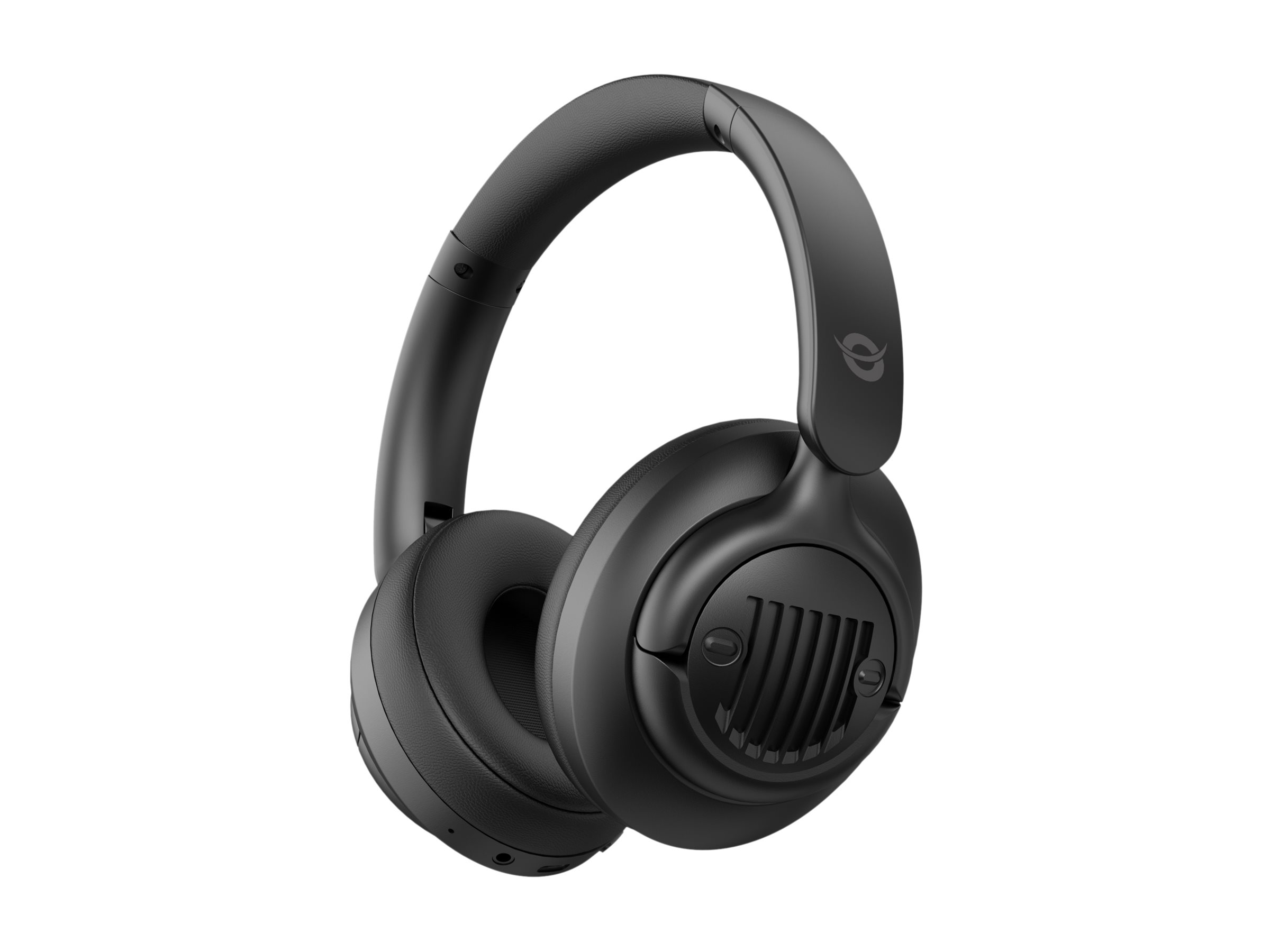 Conceptronic ALVAH02B Bluetooth 5.4 Over-Ear-Headset mit ANC und 3,5 mm, Schwarz