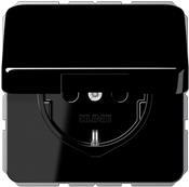 JUNG CD 1520 BFKL SW Steckdose Typ F Schwarz (CD1520BFKLSW)
