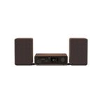 Pure Classic Stereo HiFi-Audiosystem 100W DAB+ Bluetooth WLAN CD Schwarz Walnuss