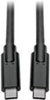 EATON TRIPPLITE USB-C Cable M/M - USB 3.1 Gen 1 5 Gbps Thunderbolt 3 Compatible 10ft. 3.05m (U420-010)