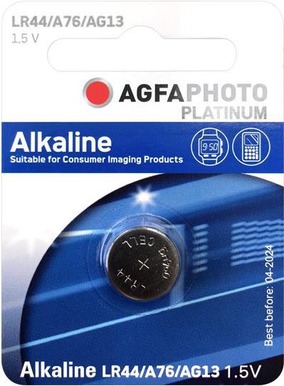 AgfaPhoto 70124 Haushaltsbatterie Einwegbatterie LR44 Lithium (70124)