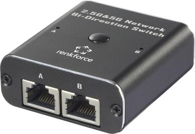 Renkforce RF-EW-700 Netzwerk Switch RJ45 2 Port 5 GBit/s USB-Stromversorgung (RF-6736628)