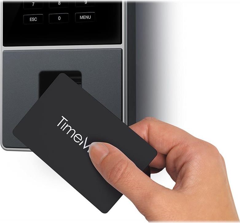 Safescan TimeMoto TM-626 Zeiterfassungssystem, RFID/Fingerabdruck, Ethernet/WLAN, 200 Mitarbeiter, Schwarz