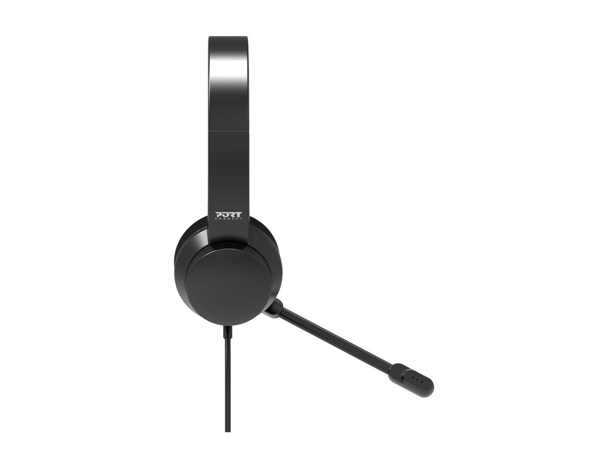 Port Designs PORT Connect On-Ear Headset USB-A Kabelgebunden Schwarz