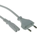 ACT AK5241 Stromkabel Weiß 3 m CEE7/16 C7-Koppler (AK5241)