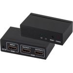 S/CONN maximum connectivity HDMI-Verteiler, 1 x IN 2 x OUT mit Netzteil, 4K2K, 3D, VER1.4 (05-03002)