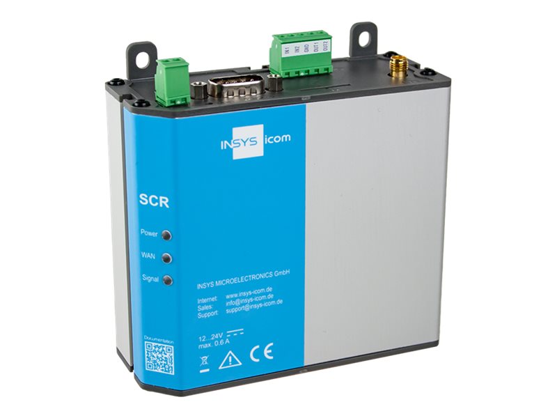 INSYS icom SCR-L 300 Router 10,100 Mbit/s Grau