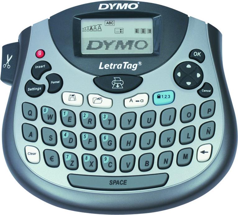 DYMO LetraTag LT-100T Beschriftungsgerät QWERTY Thermodirekt Grau