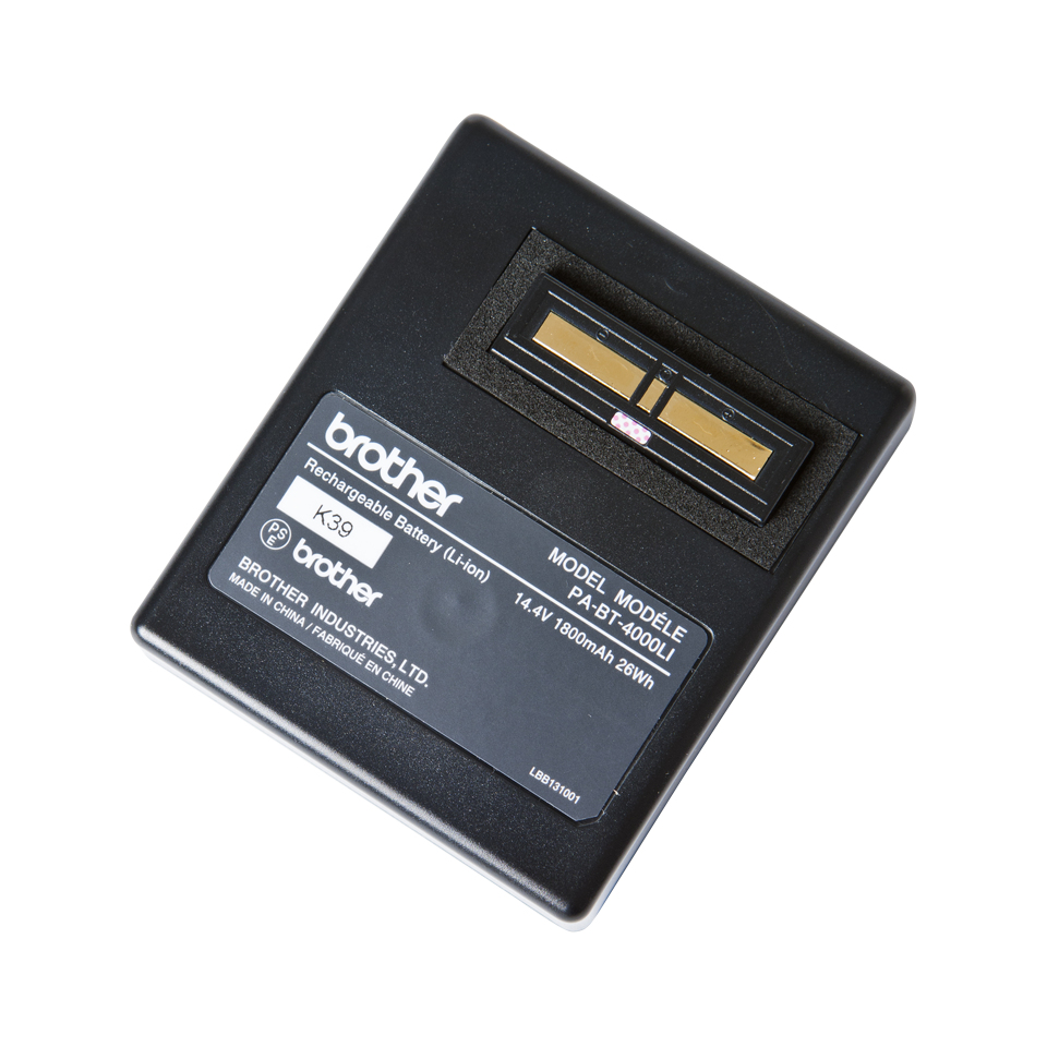 Brother PA-BT-4000LI Drucker-Batterie 1800 mAh Schwarz
