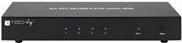 KVM-Switch DisplayPort 1.2, 4-Port, mit Hub und Audio Hersteller: Techly (IDATA-DP-KVM4)