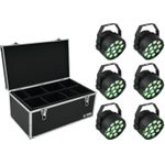 EUROLITE Set 6x LED PARty TCL Spot + Case TDV-1 (20000627)