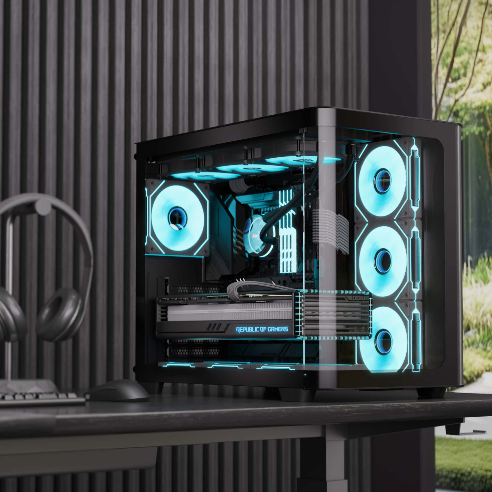 Aerocool P500C Midi Tower Schwarz