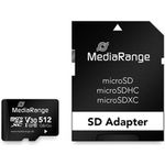 MEDIARANGE SD MicroSD Card 512GB UHS-1 Cl.10 inkl. Adapter (MR947)