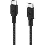Belkin geflochtenes USB-C/USB-C Kabel 100W 3m schw. CAB014bt3MBK (CAB014BT3MBK)