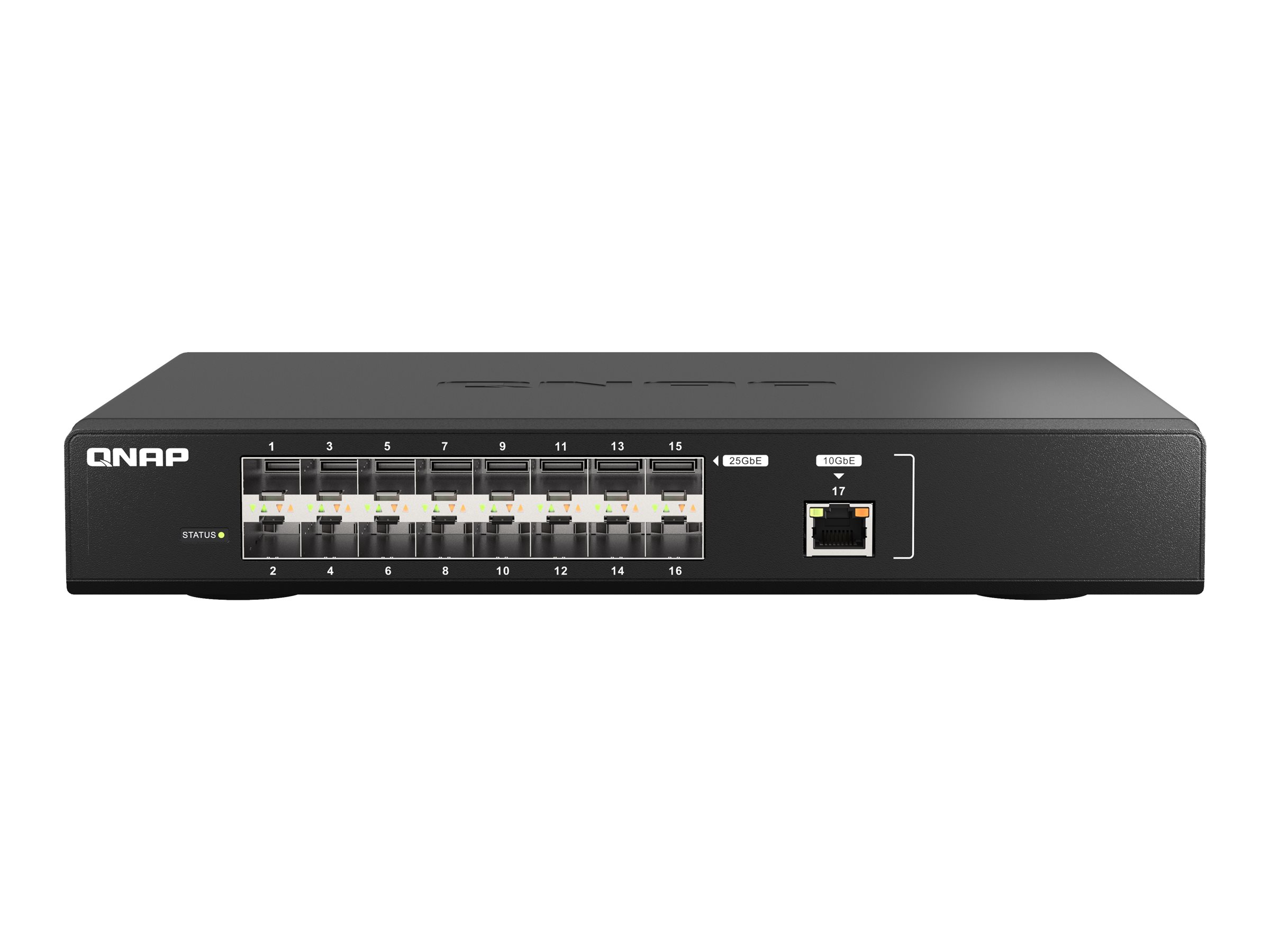 QNAP QSW-M5216-1T Managed Switch 17 Ports Schwarz