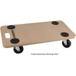 Brüder Mannesmann M00970 Möbel-Transportroller MDF Platte Traglast (max.): 200 kg (M00970)