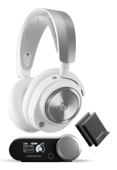 SteelSeries Arctis Nova Pro Ohrumschließendes Gaming-Headset USB Typ-C Stereo ANC Weiß
