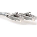 ACT Grey 4 meter U/UTP CAT6 patch cable snagless with RJ45 connectors. Cat6 u/utp snagless gy 4.00m (IS8004)