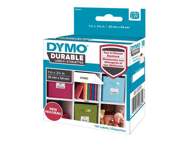 DYMO LabelWriter DURABLE Etiketten 25 x 54 mm Weiß