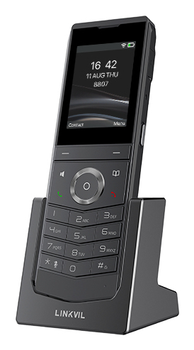 Fanvil Linkvil W611W IP-Mobiltelefon Kabellos 4 Zeilen WLAN Wi-Fi 6 IP67 Schwarz