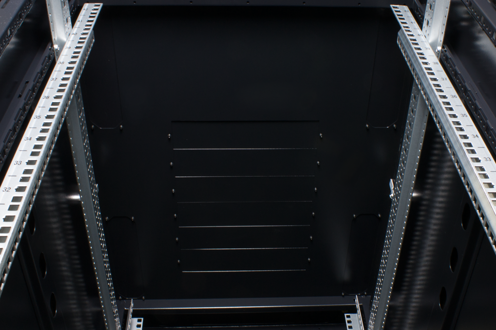 Rockstable RS19-6622 22HE 19" Serverschrank mit Glastür Freistehend 600x600x1200mm Schwarz