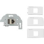 Kindermann 7456-423 Cat-6/6A (RJ45) Anschlussblende Sch./Klemmt., w/RAL 9010 (7456000423)