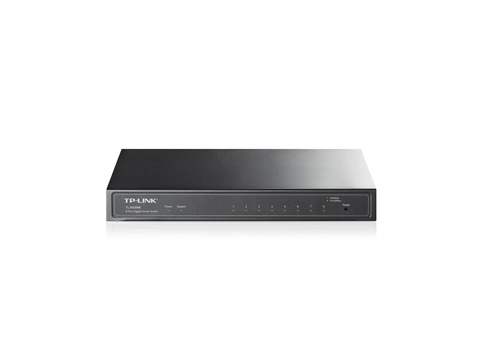 TP-Link JetStream SG2008 8-Port Gigabit Smart Switch Schwarz