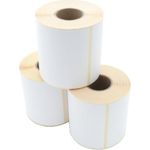 ARTDEV Etikettenrolle - Thermotransfer, 101,6 x 101,6mm, D110mm, Kern 40, 480 Etiketten/Rolle, perm... (ETP 101-101 K40 D110)