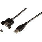 EFB-Elektronik USB2.0 Verlängerungskabel A-A, St.-Einbaubuchse, 1,8m, schwarz, Classic Hersteller: EFB Elektronik (K5291SW.1,8V2)
