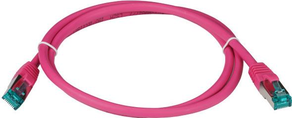 EFB-Elektronik RJ45 Patchkabel Cat.6A S/FTP LSZH magenta 1m Hersteller: EFB Elektronik (MK6001.1MA)